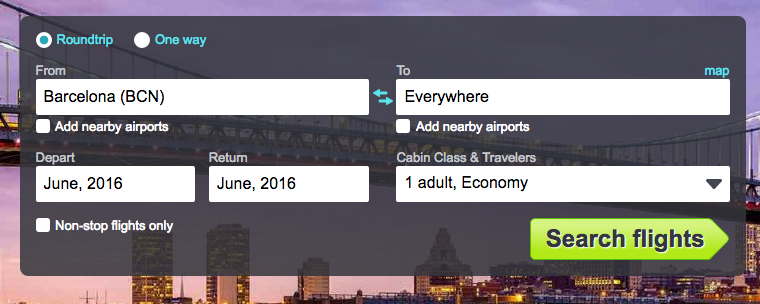 Skyscanner - save money while traveling