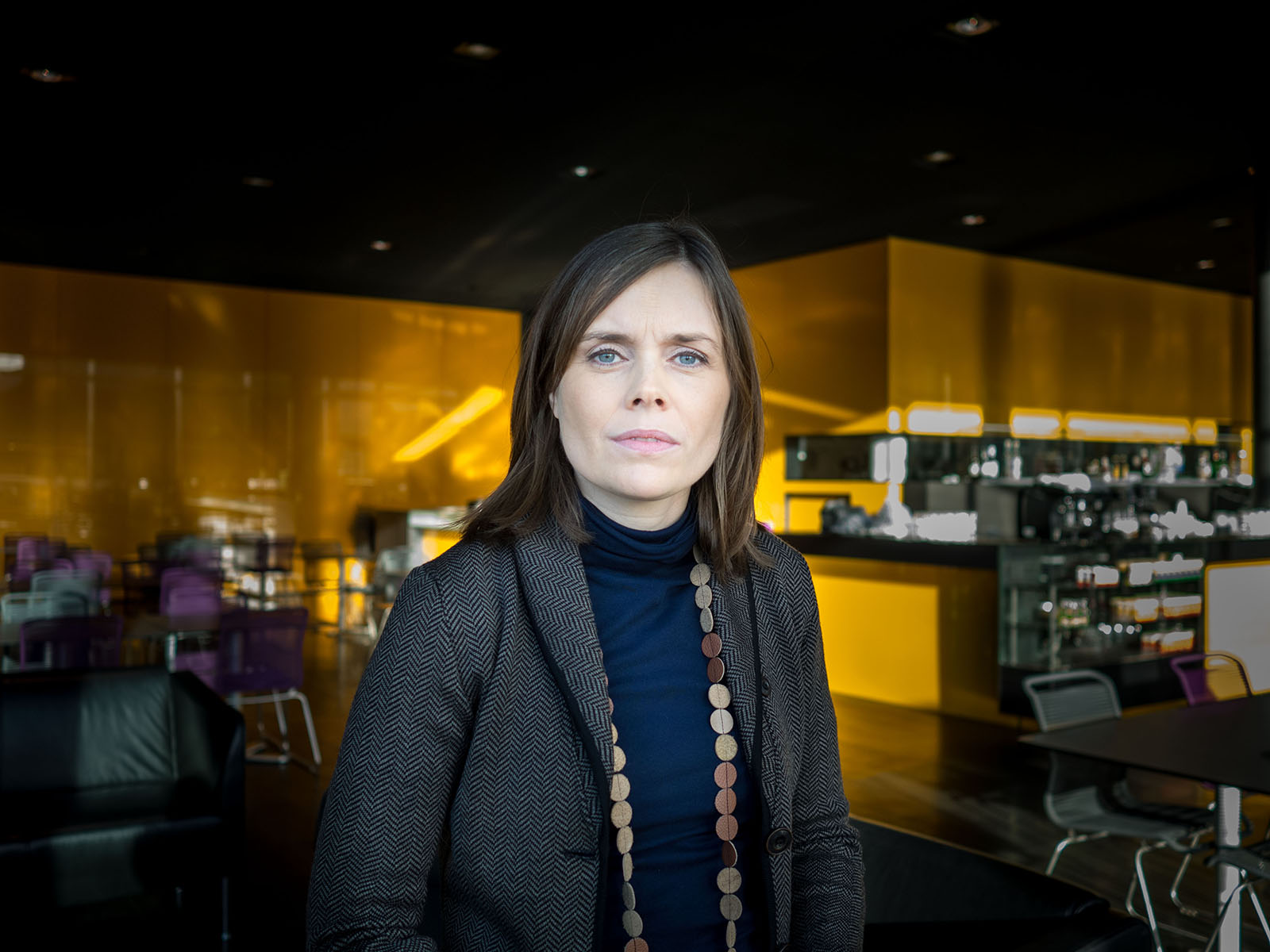 Katrín, former Minister of Science, Education and Culture (2009-2013), Chairperson of the Left Green Party (Vinstrihreyfingin)