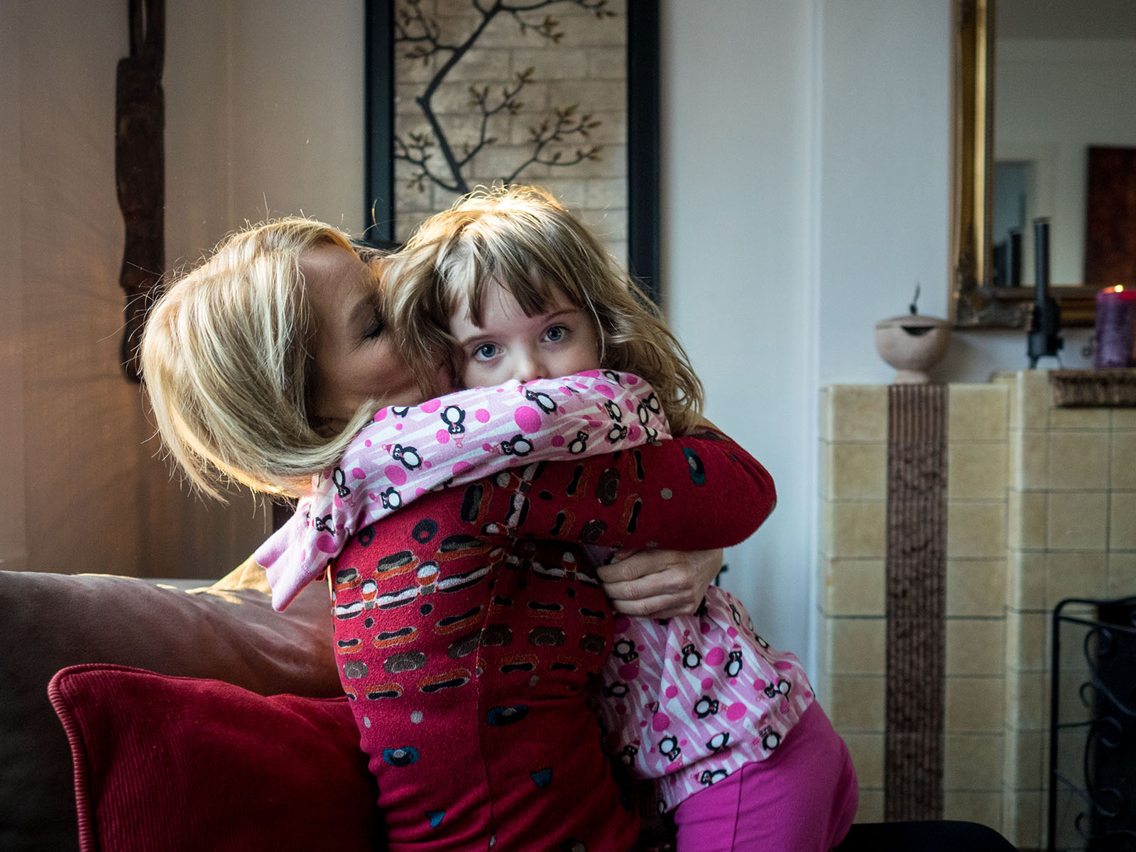 Dr. Inga Dóra Sigfúsdóttir with her five year old daughter from the book An Equal Difference
