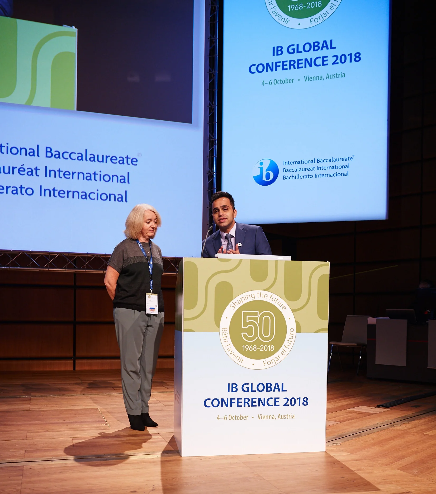 Mr. Siamak Sam Loni shared the results of #generationIB and announced the launch of Global Schools’s hub of SDG resources