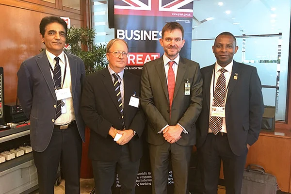 Derrick Sanyahumbi in Manila this week leading a successful British Expertise mission to the Asian Development Bank – a full report next week.