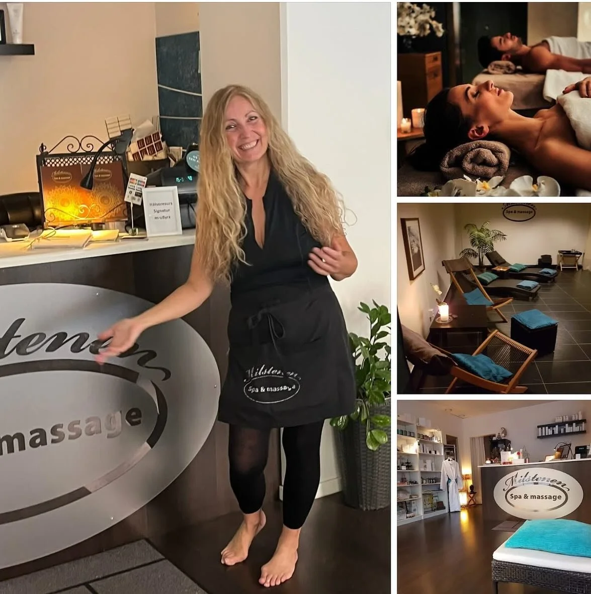 V&auml;lkommen som utst&auml;llare - Jasna fr&aring;n Milstenen Spa 

En gl&auml;nta av lugn och ro mitt i Malm&ouml; sedan 20 &aring;r. H&auml;r f&aring;r du f&ouml;rstklassiga behandlingar inom SPA &amp; massage. 
Vi har allt fr&aring;n l&auml;tt &