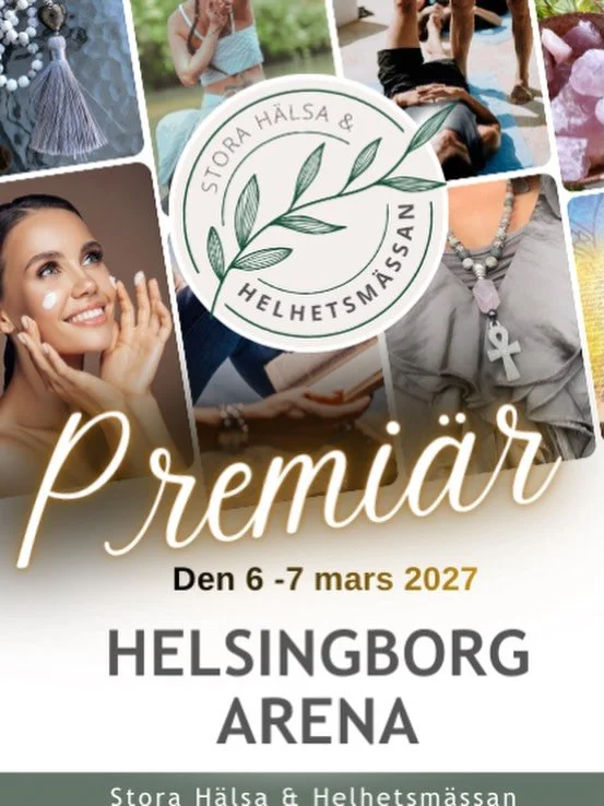 Kom och upplev Sk&aring;nes st&ouml;rsta holistiska H&auml;lsom&auml;ssa p&aring; Arenan i Helsingborg🌱

H&auml;lsa och Helhetsm&auml;ssan bjuder in till tv&aring; inspirerande dagar f&ouml;r b&aring;de kropp och sinne i h&auml;lsans tecken.
P&aring