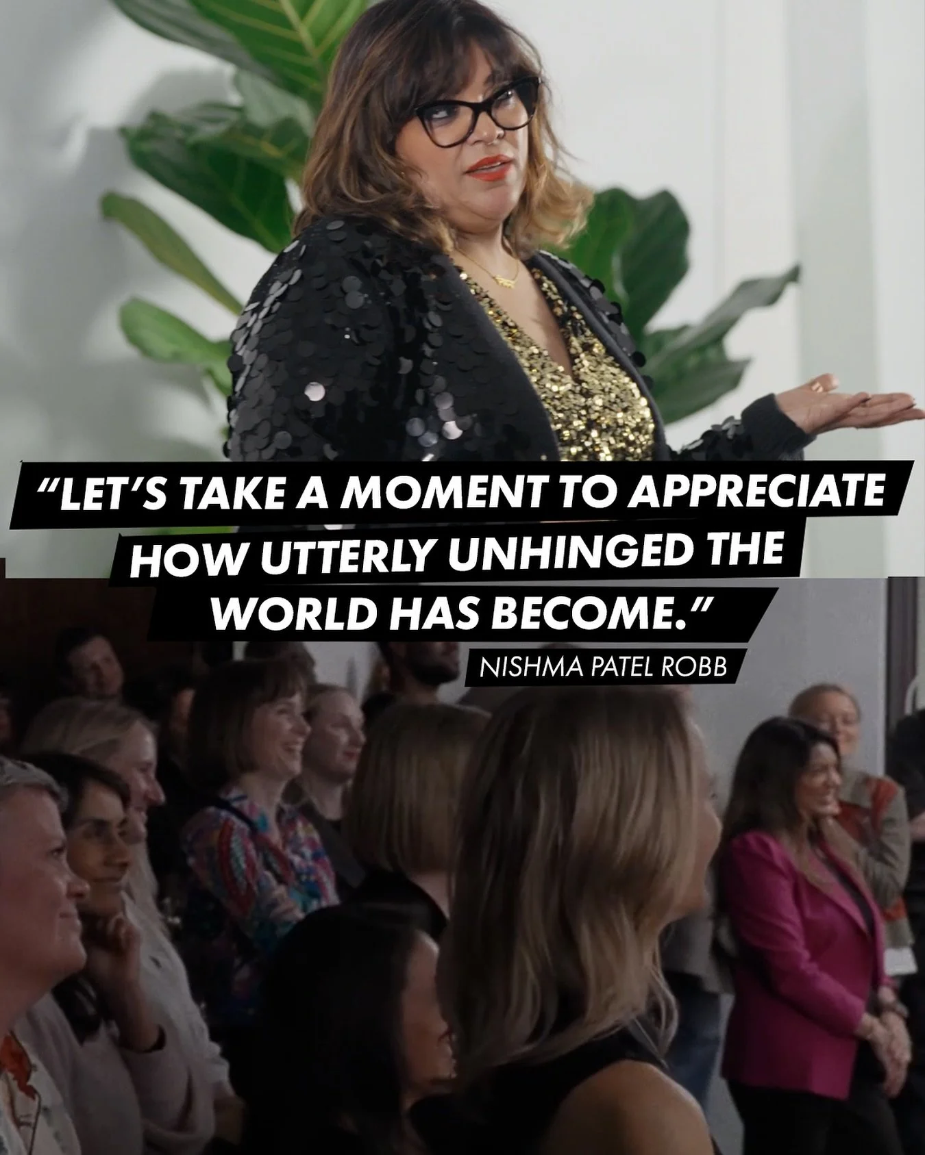 🌎 Keeping it real. 

Nishma Patel Robb 🪩⚡️, Founder and Chief Sparkle Officer, Glittersphere. Ex-Google Brand Chief.