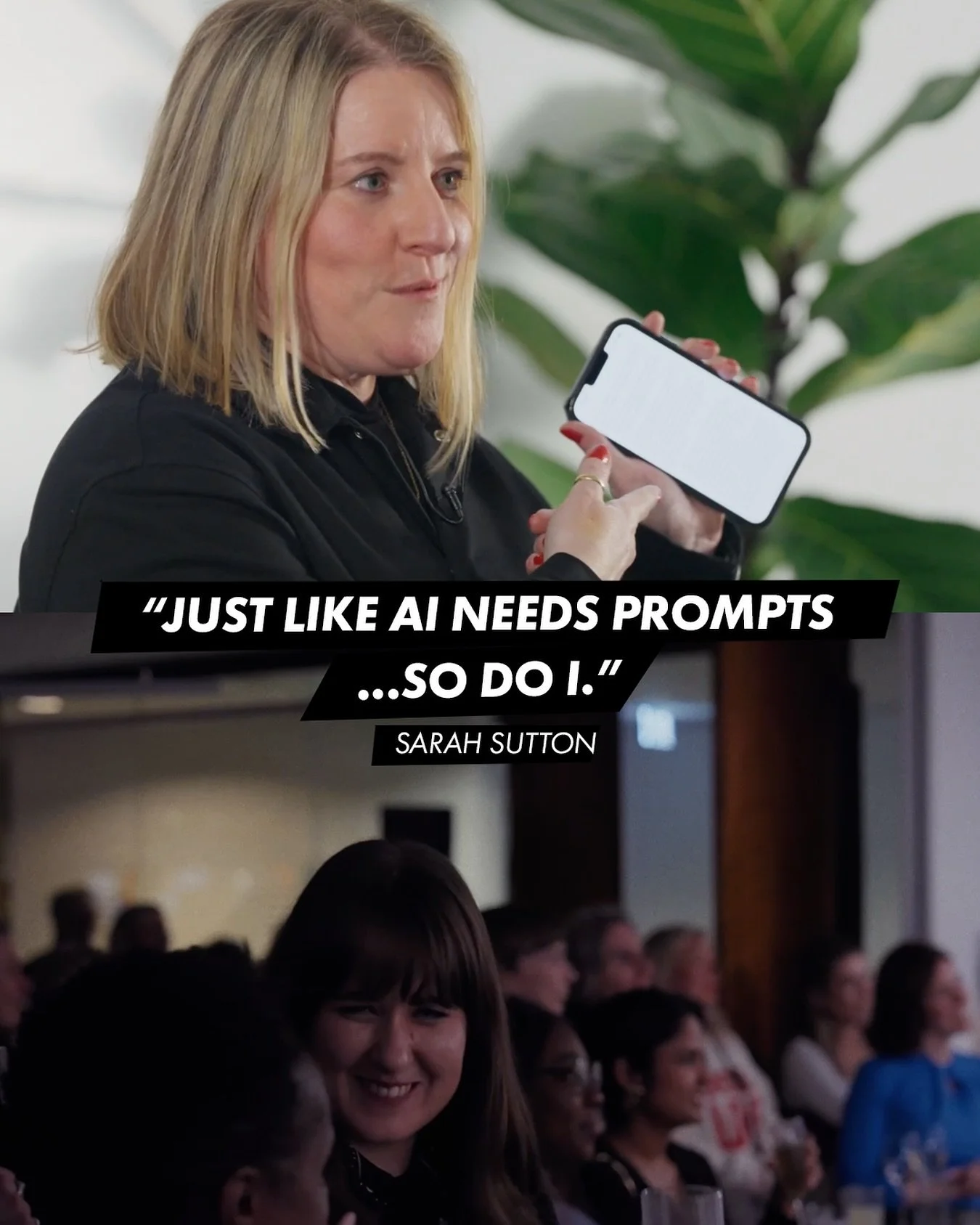 😆 Sarah Sutton, Global Media &amp; Brand Partnerships Director, Oatly.

We all need prompts.