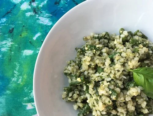Risino Shirataki al Pesto e Fagiolini
