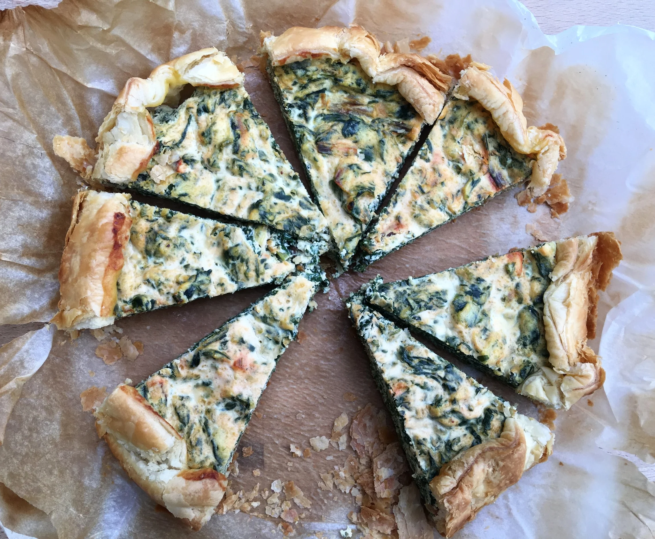 Torta di Foglie di Barbabietola