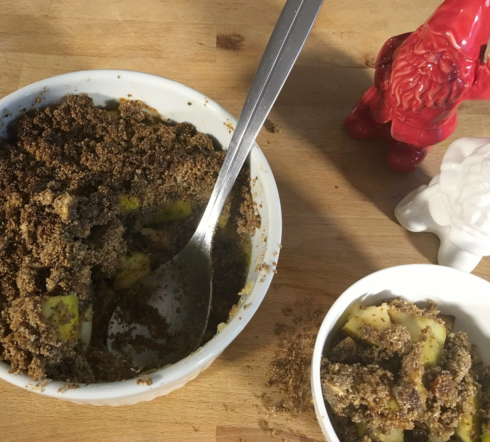 Crumble di Mele Natalizio