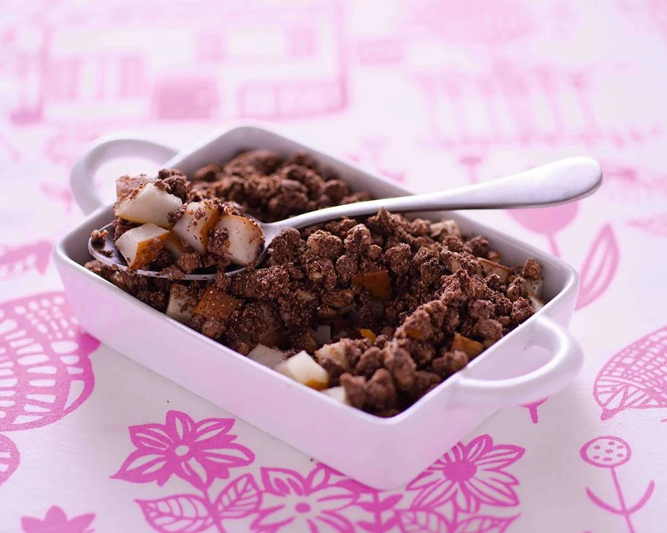 Crumble di Pere e Cioccolato