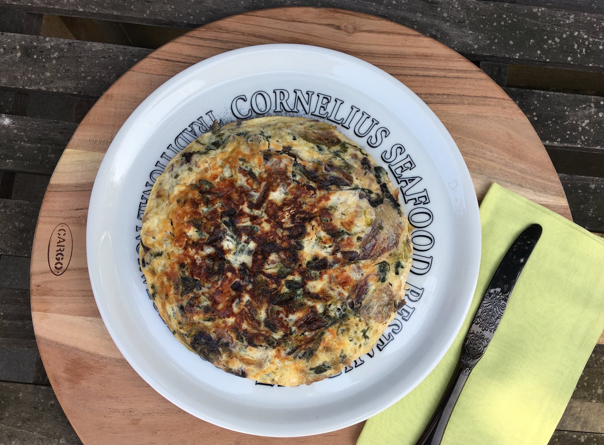 Frittata di insalata