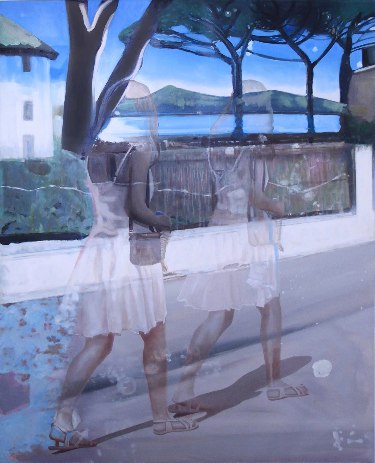 THE MEMORY OF WATER I, oil on canvas, 162 x 130 cm