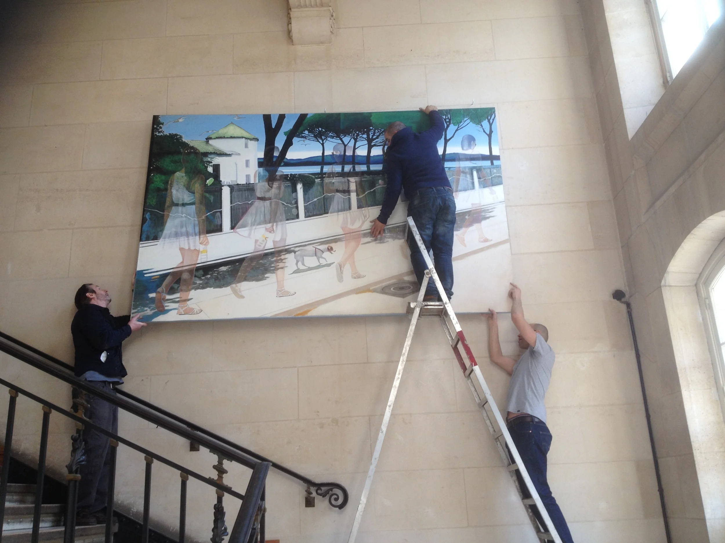 Installation at The Sorbonne, March 2016