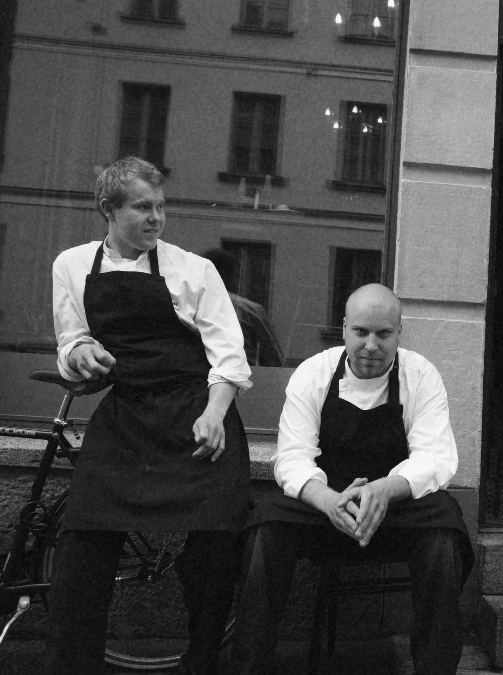 Young restaurateurs in 2005.