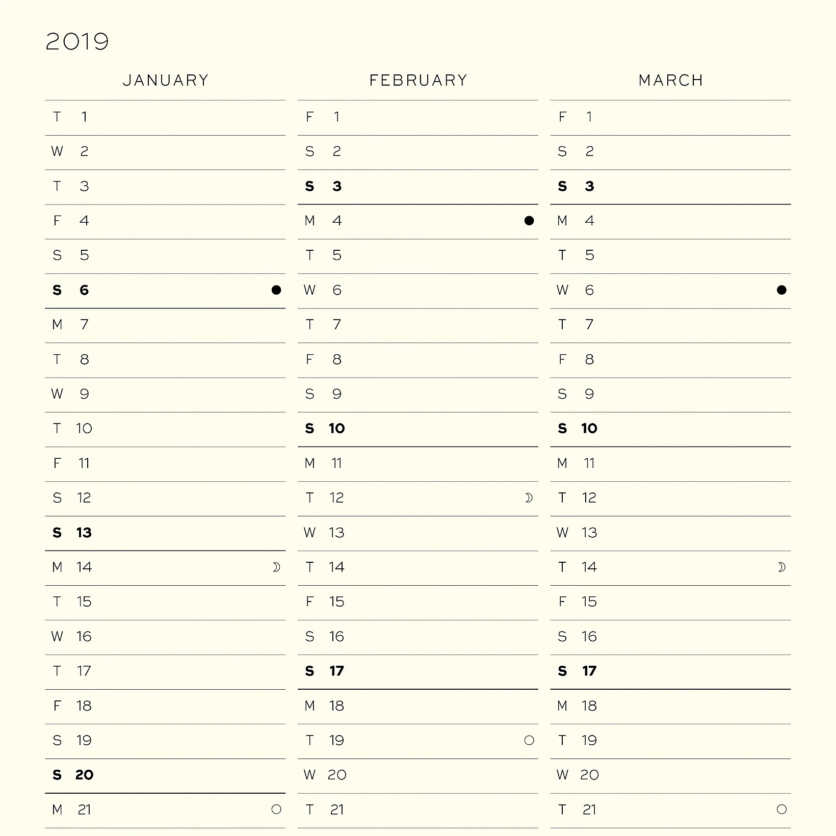 Agenda S Vista 2019 T Dura A4 Master Negro interior 3.jpg