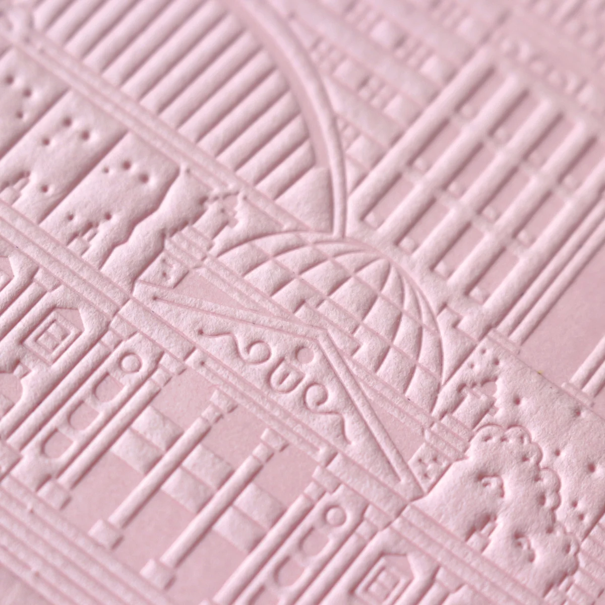 Berlin Debossed Notebooks Close Up Pink.jpg
