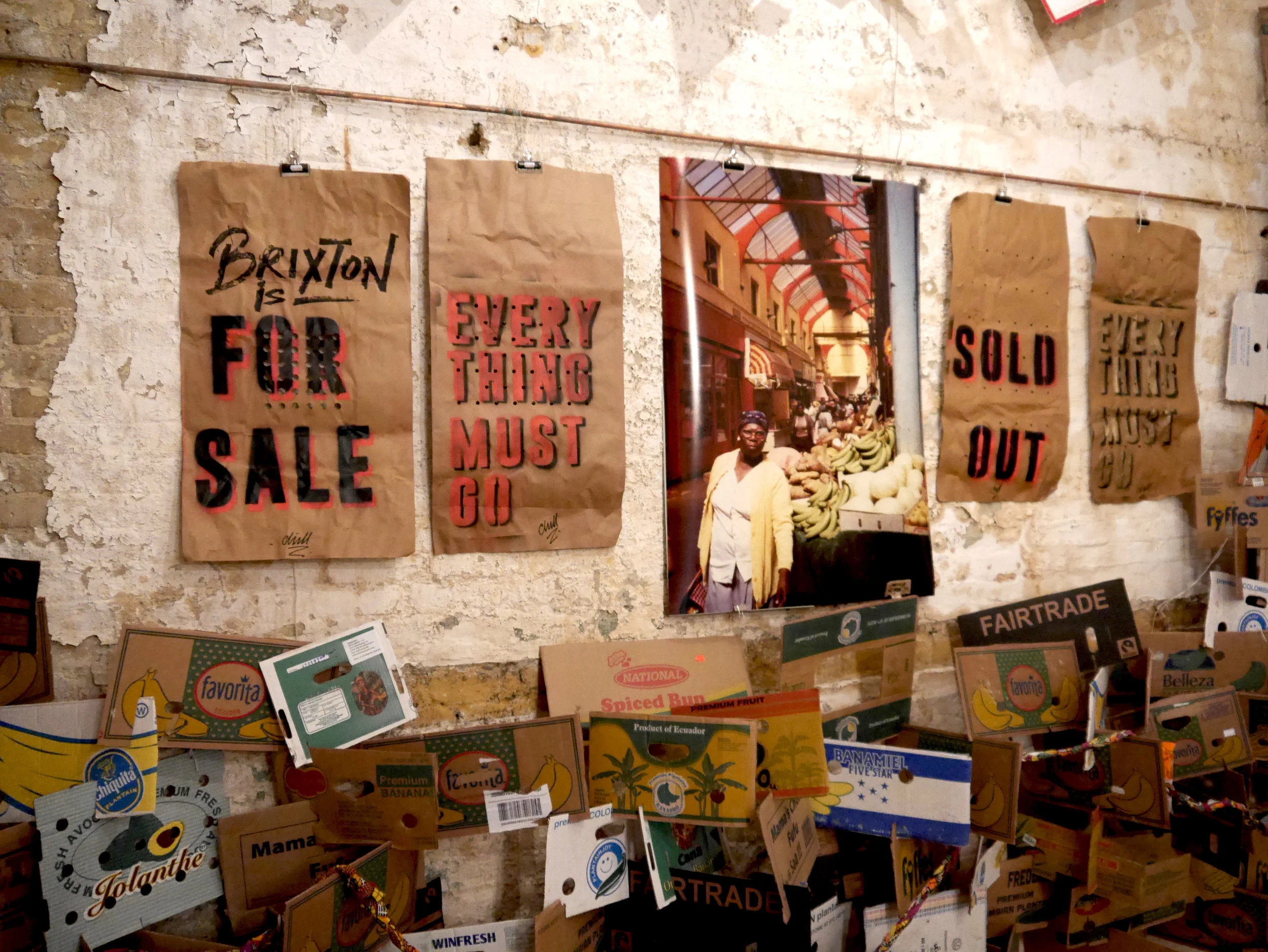 Artwork by ChillCreate / Market wall installation by Resolve Collective
