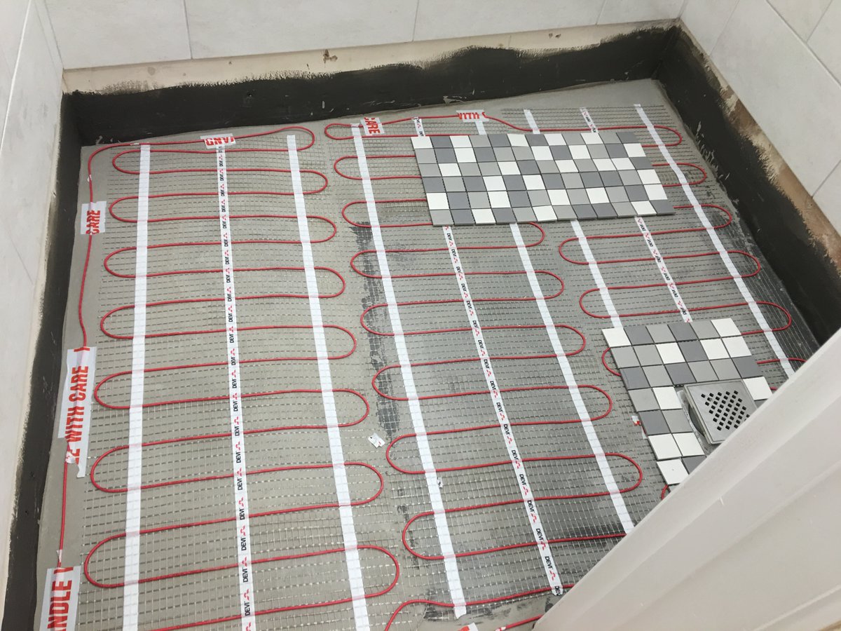 Underfloor Heating in Wetroom