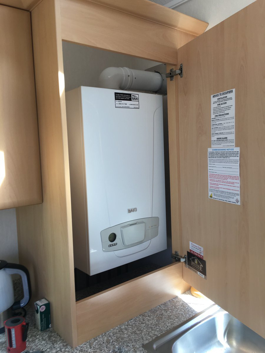 Servicing of LPG Boiler at Residential Park Home