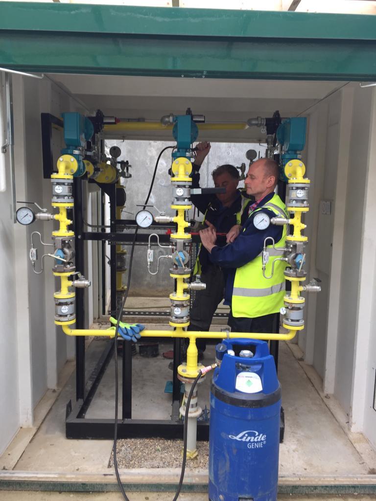Testing of high pressure Natural Gas supply