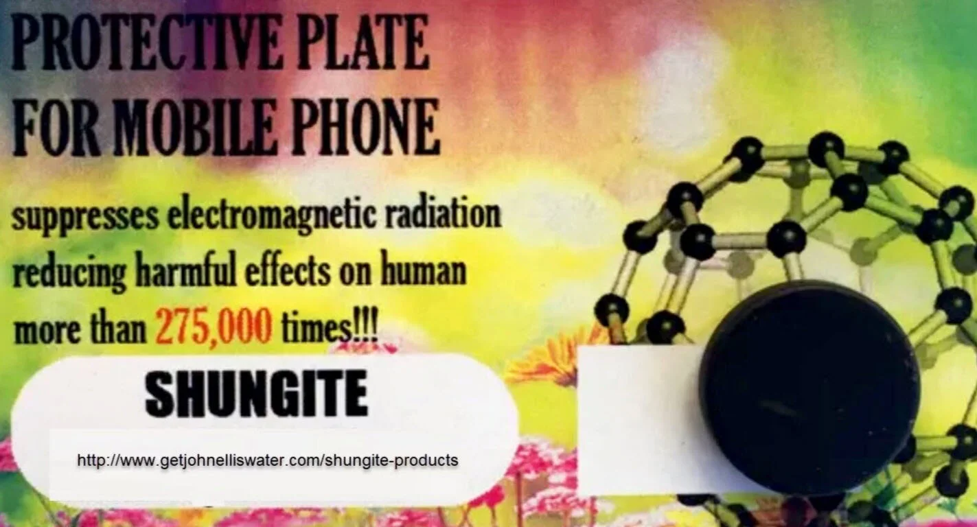 Shungite Protective Plate for Cell phone (1-3 Packs)