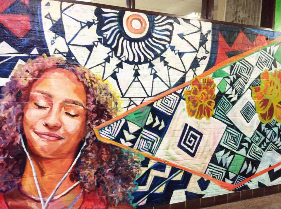 Roosevelt High School Arts Wing Mural