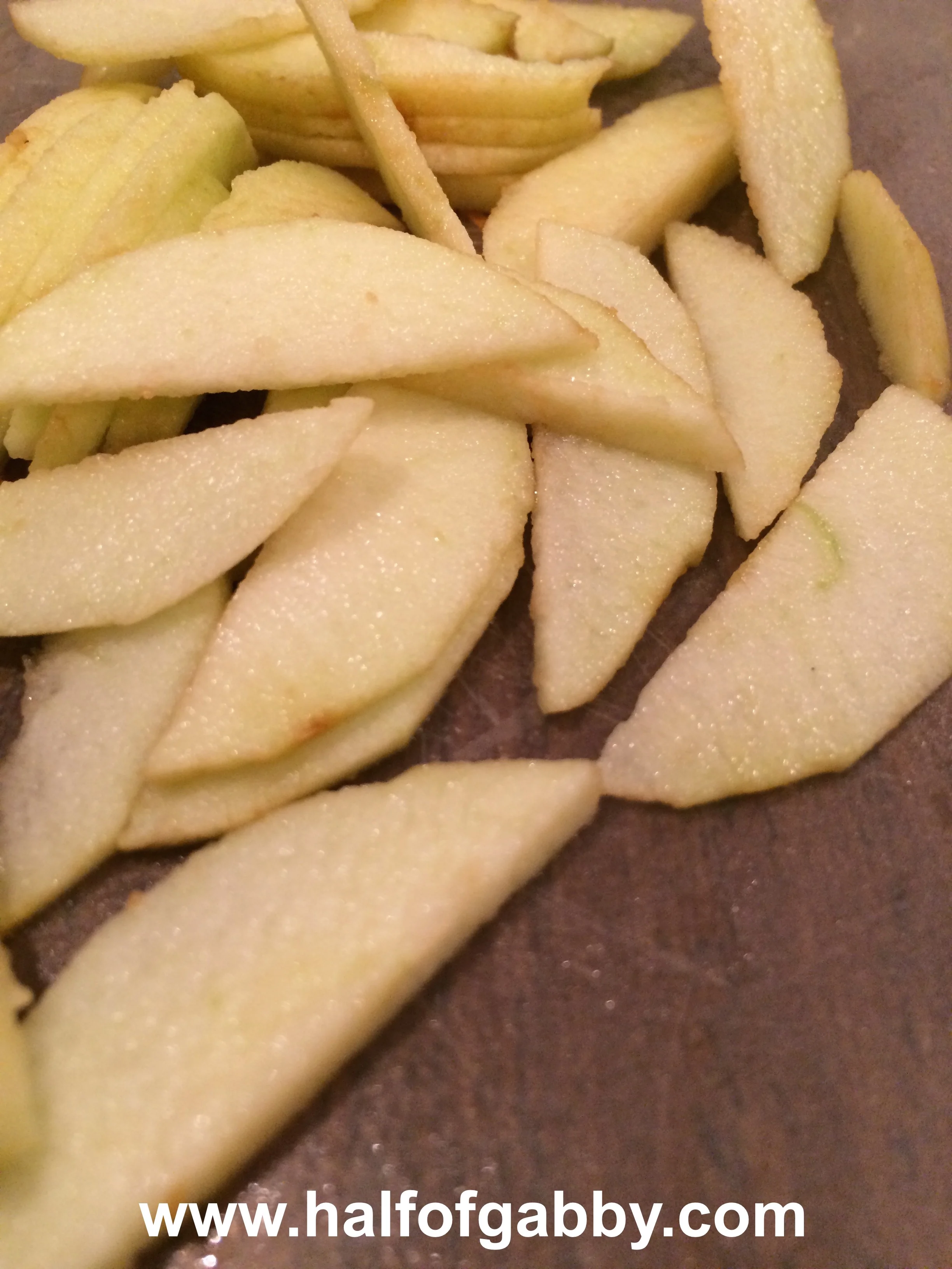 CROCKPOT CINNAMON APPLESAUCE No Sugar Added! — Half of Gabby