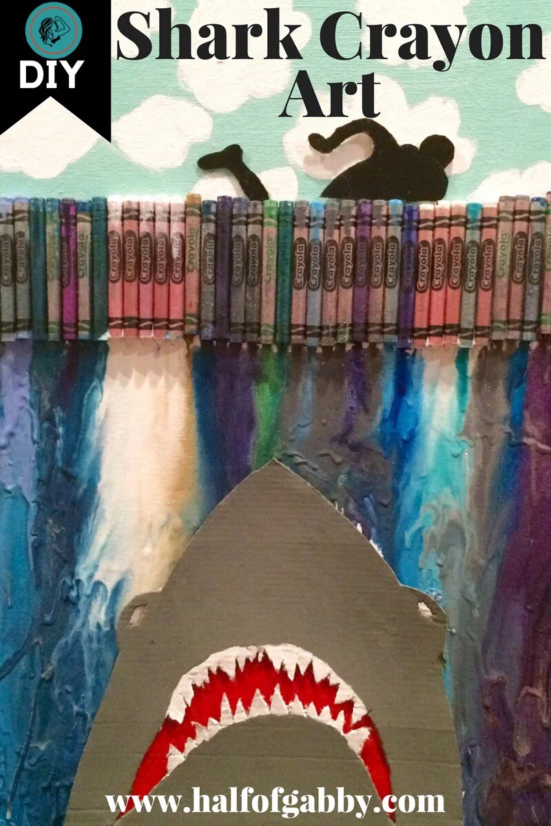 SHARK CRAYON ART: Step-By-Step Picture Tutorial