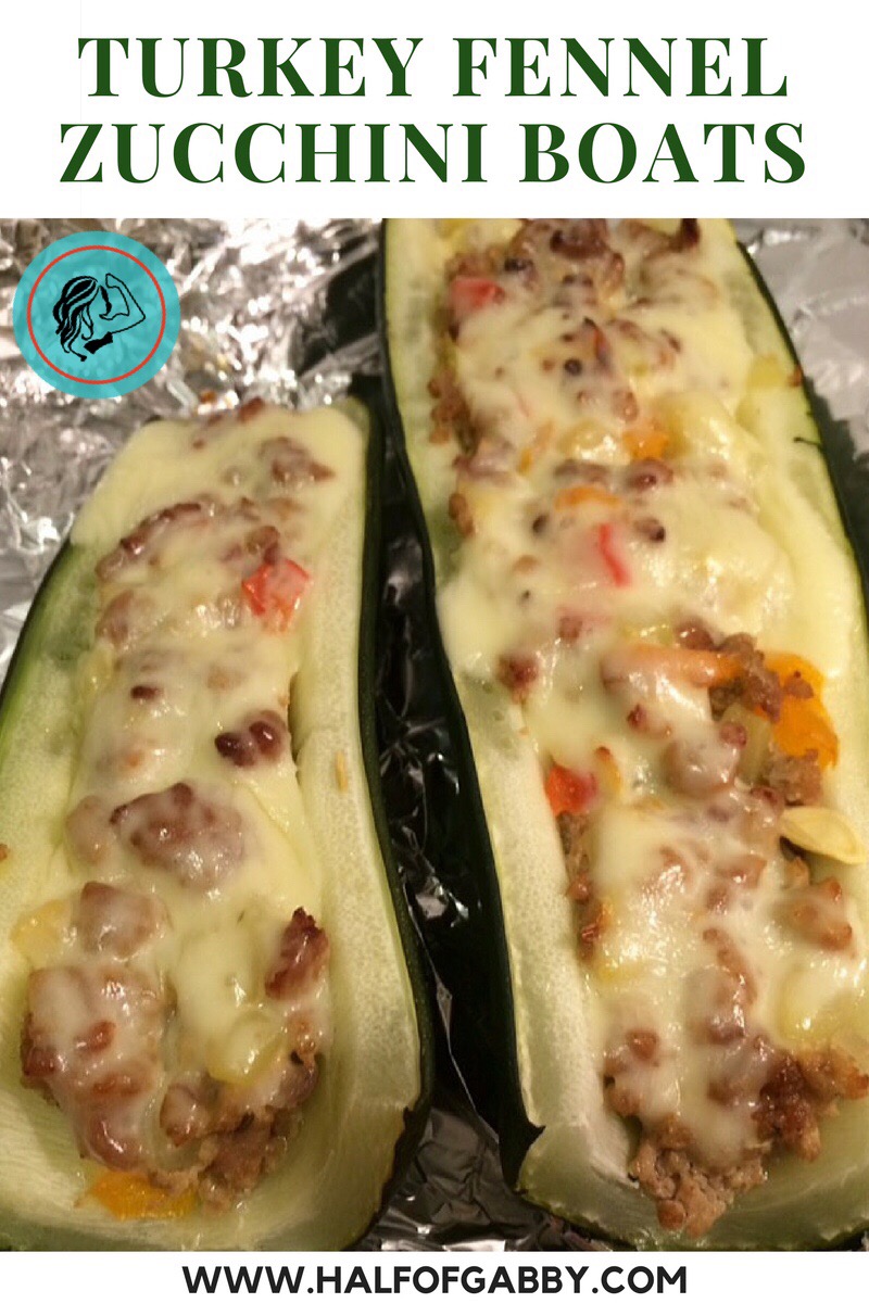TURKEY FENNEL ZUCCHINI BOATS