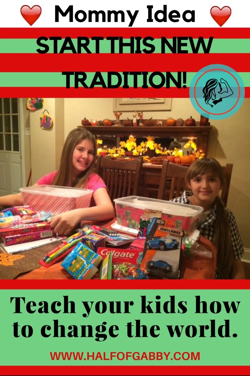 Teach Your Kids To Change the World: Start This Tradition