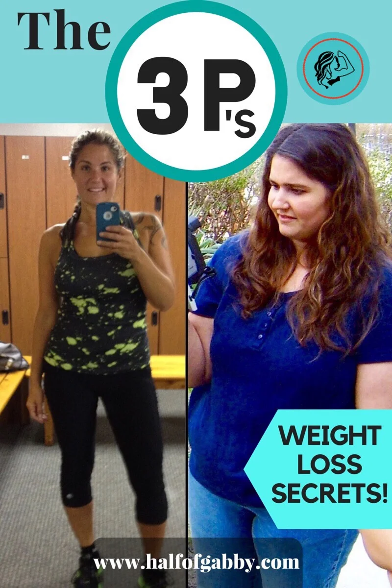 THE 3 P's TO LOSING WEIGHT