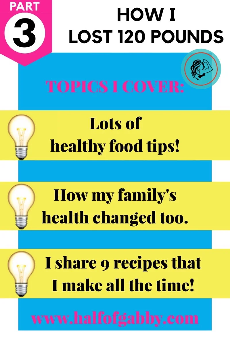 PART 3: HOW I LOST 120 POUNDS
