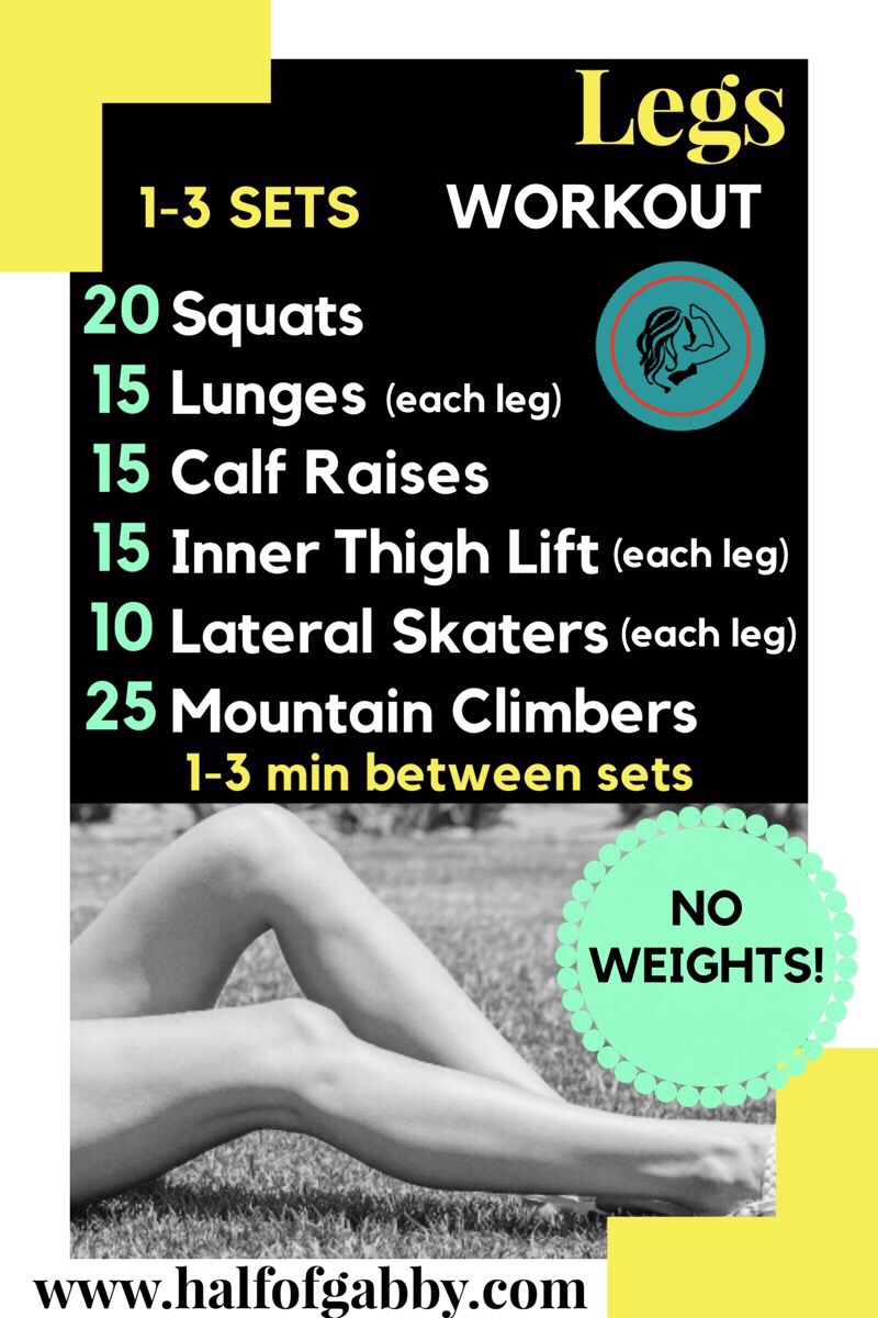 Leg workout