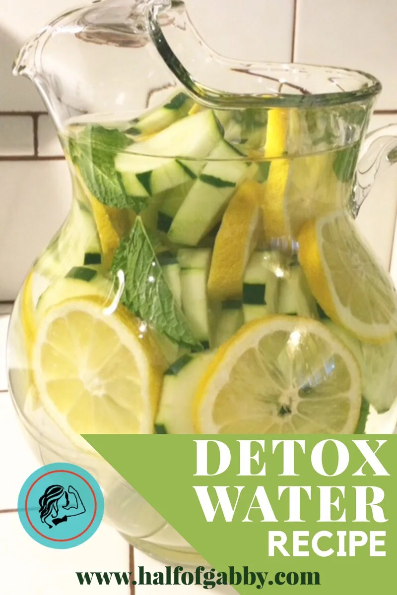 DETOX WATER: Lemon Cucumber Mint 