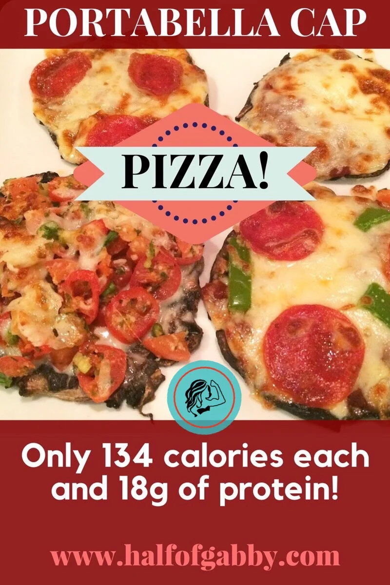 PORTABELLA MUSHROOM CAP PIZZA 