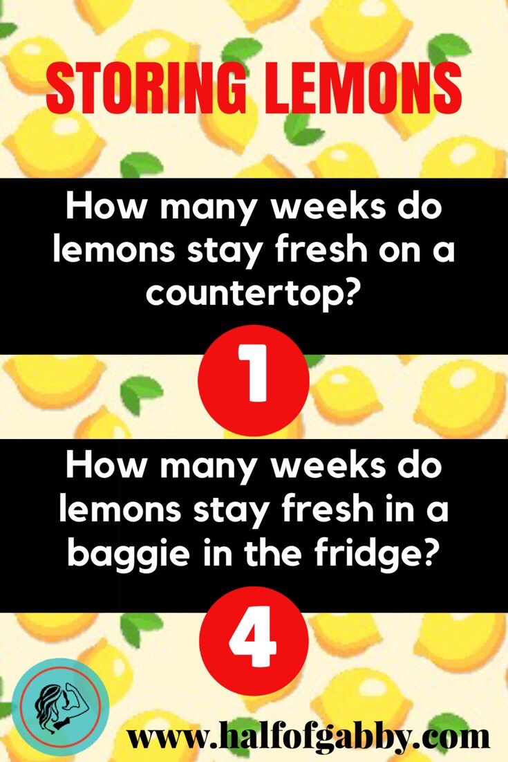 How To Keep Lemons Fresh