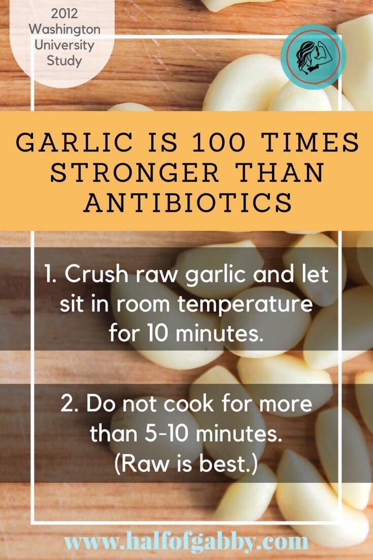 Garlic is powerful!