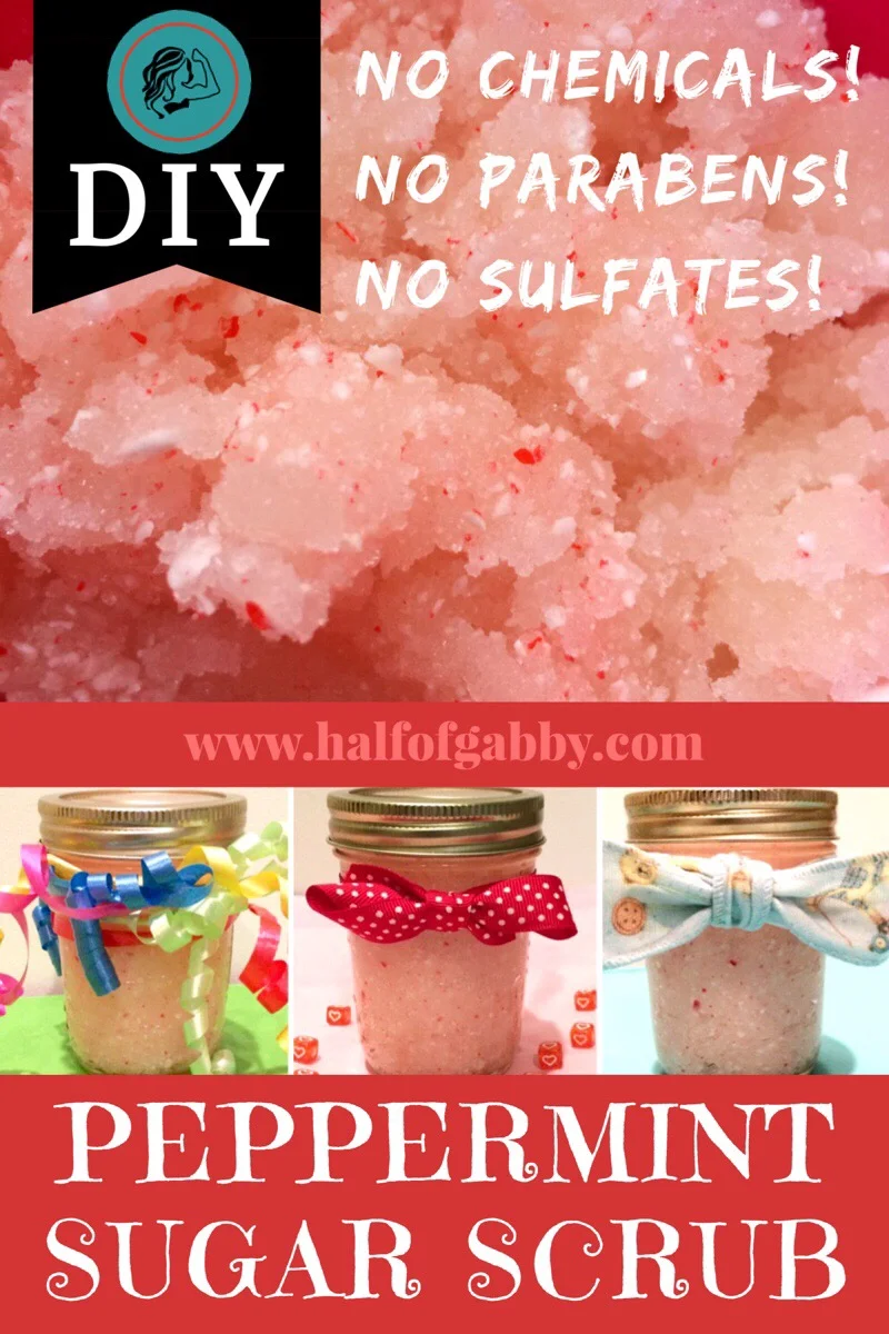 DIY PEPPERMINT SUGAR SCRUB