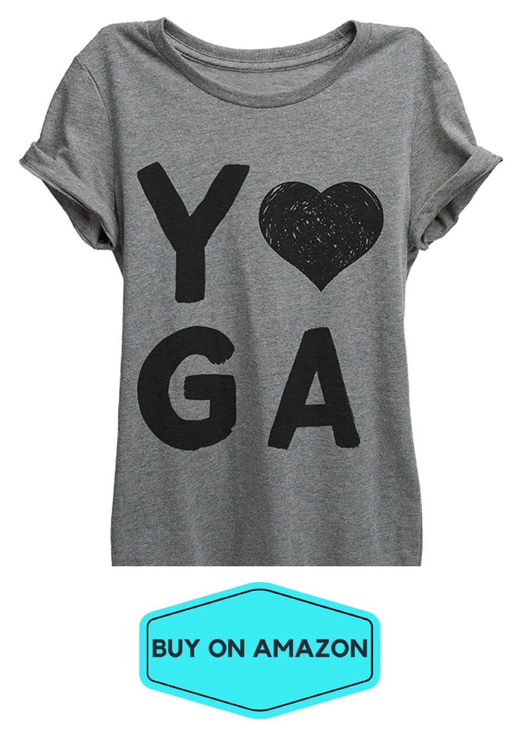 I Heart Yoga Relaxed Tee