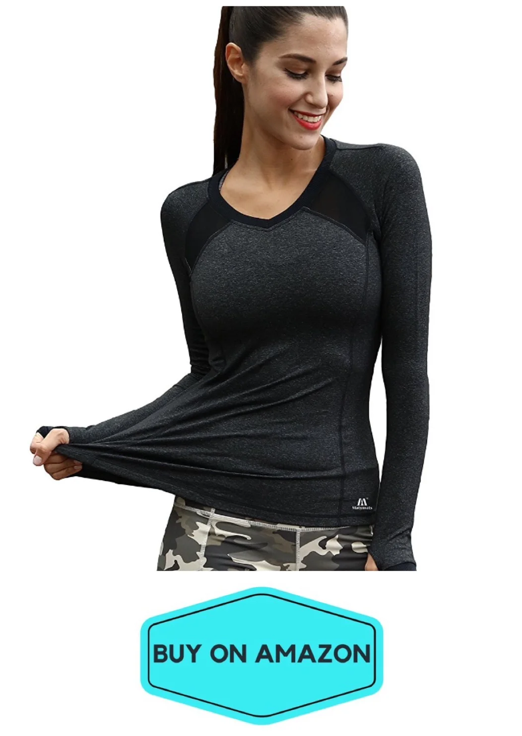 Long Sleeve Fast Dry Yoga Top