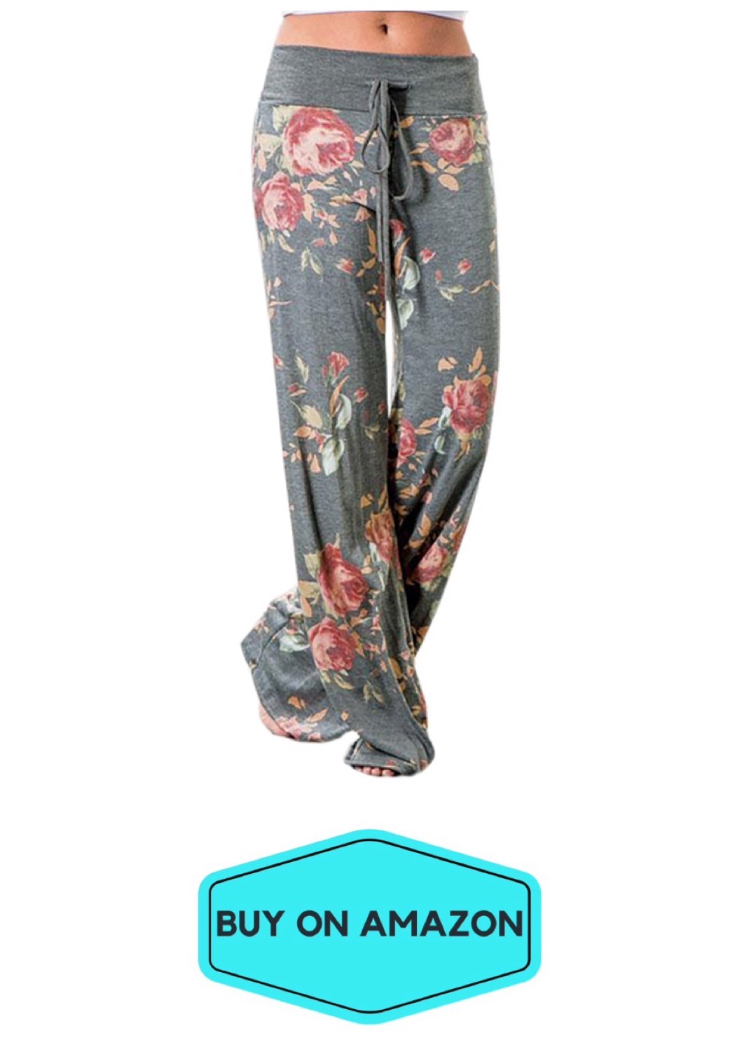 Floral Loose Yoga Trousers