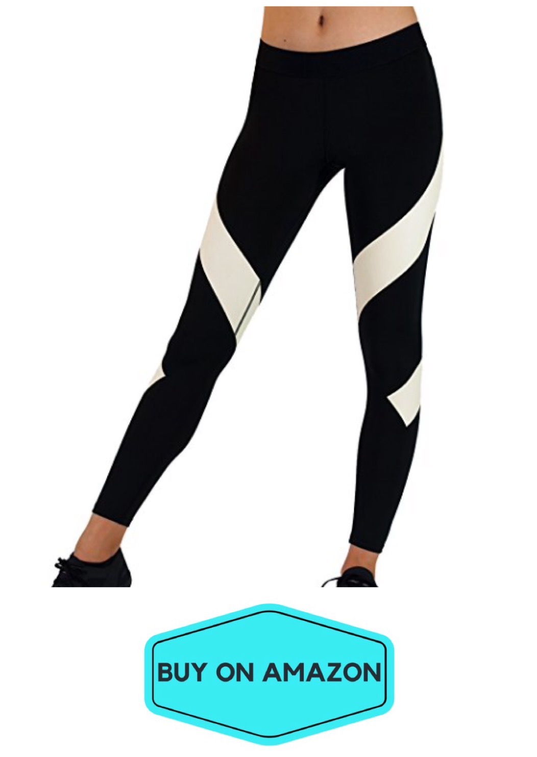 Black/White Spiral Leggings