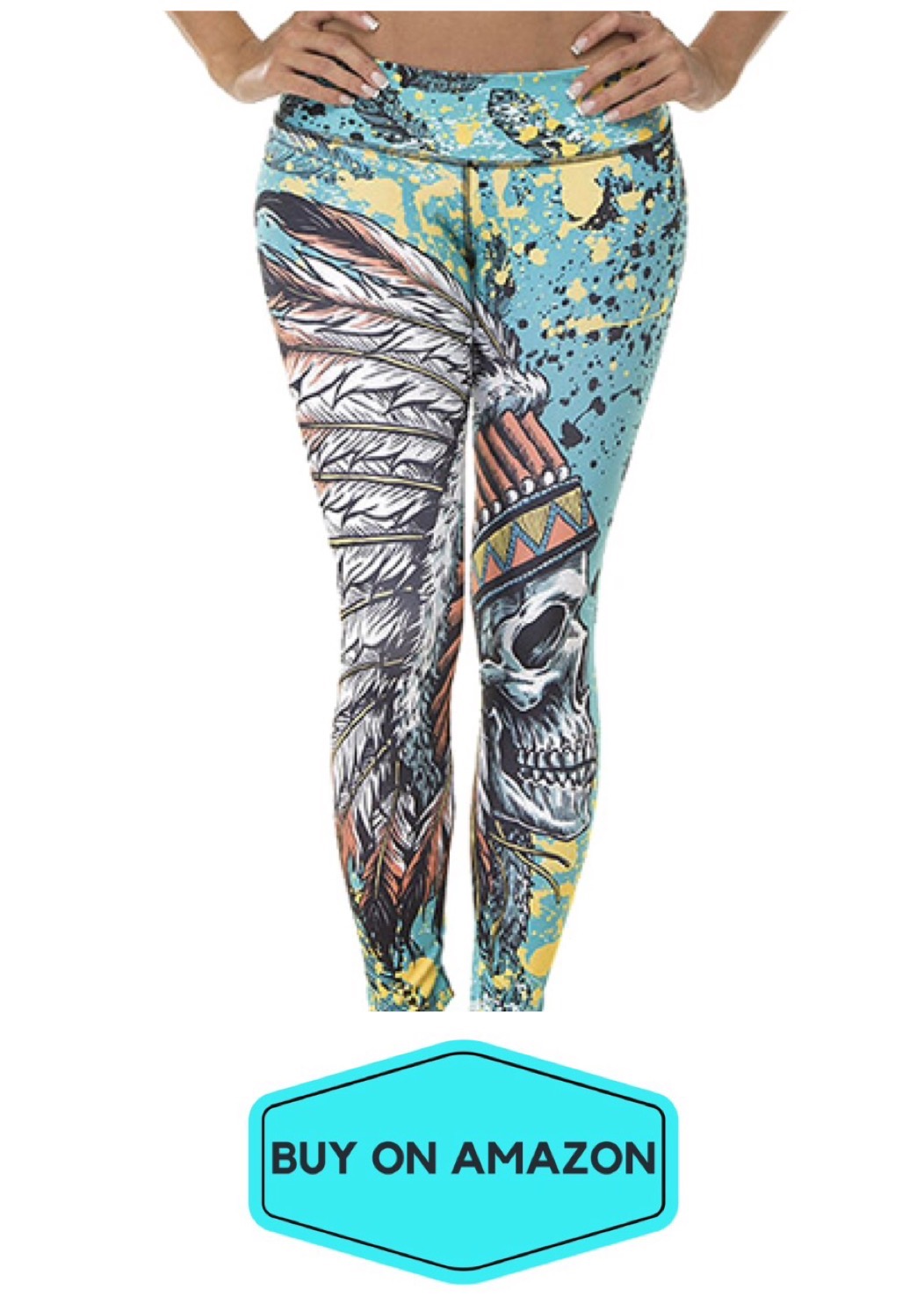 Indian/Turquoise Leggings