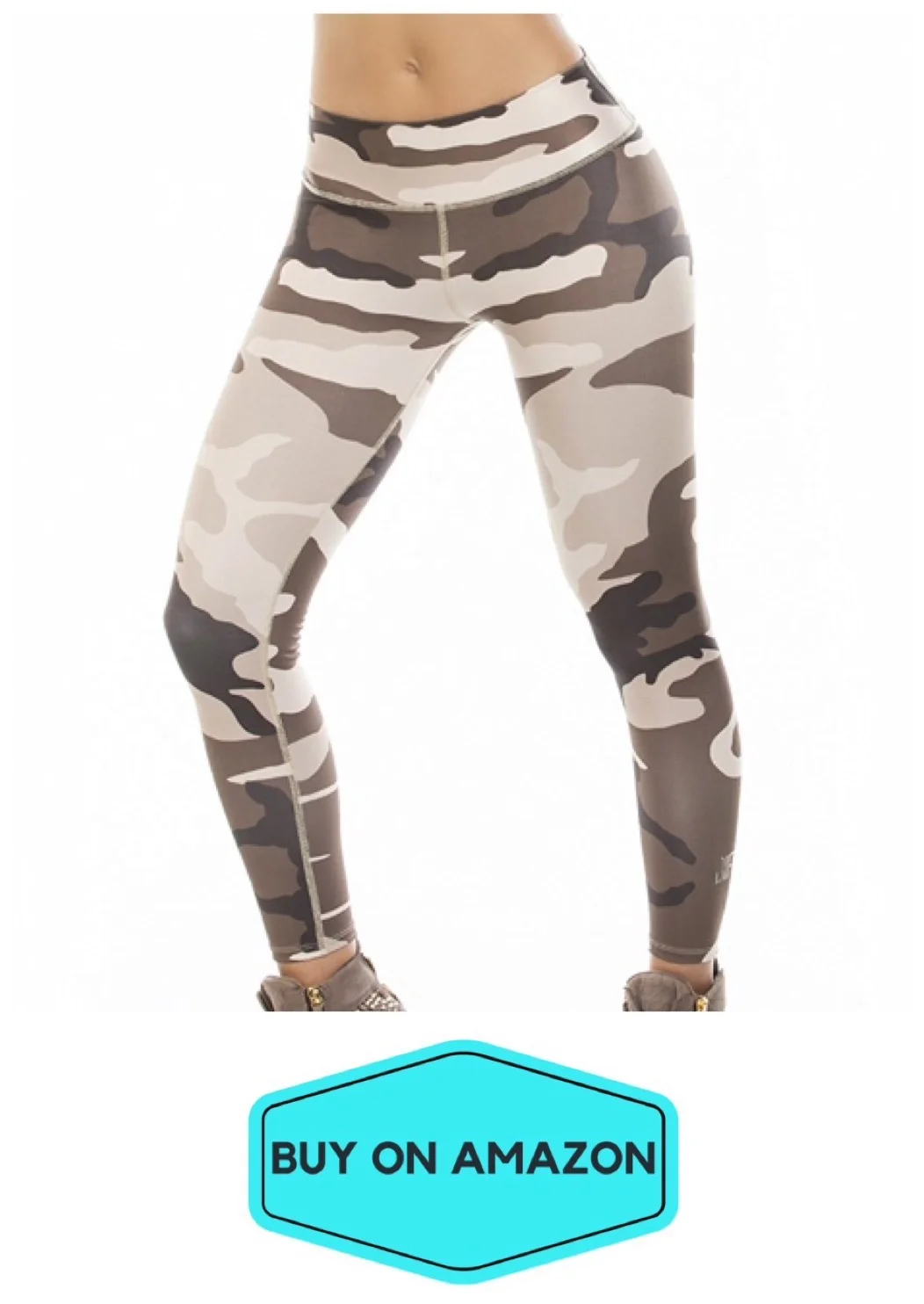 Beige Camo Leggings