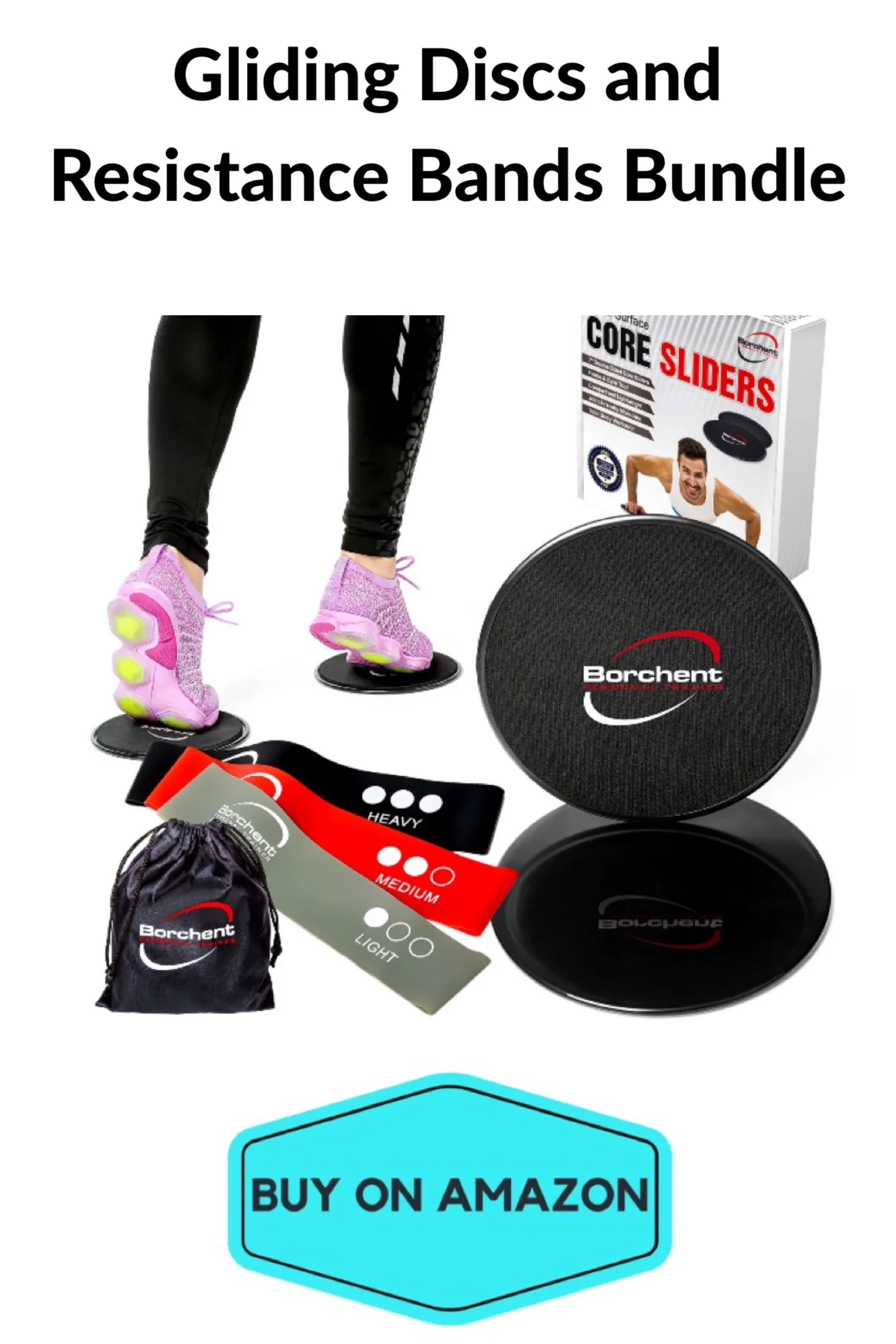 Gliding Discs and Resistance Bands Bundle