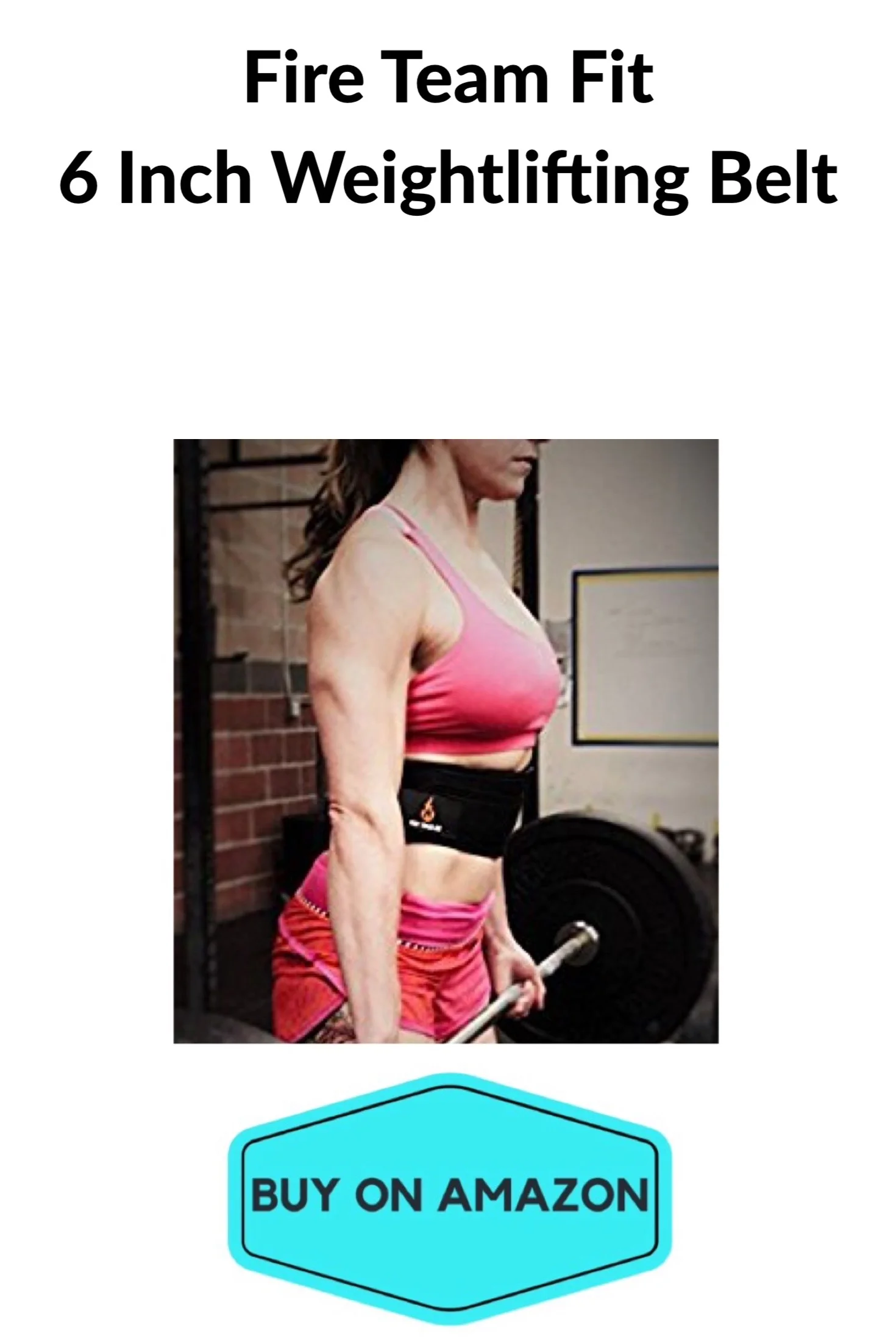 Fire Team Fit Weightlifting Belt
