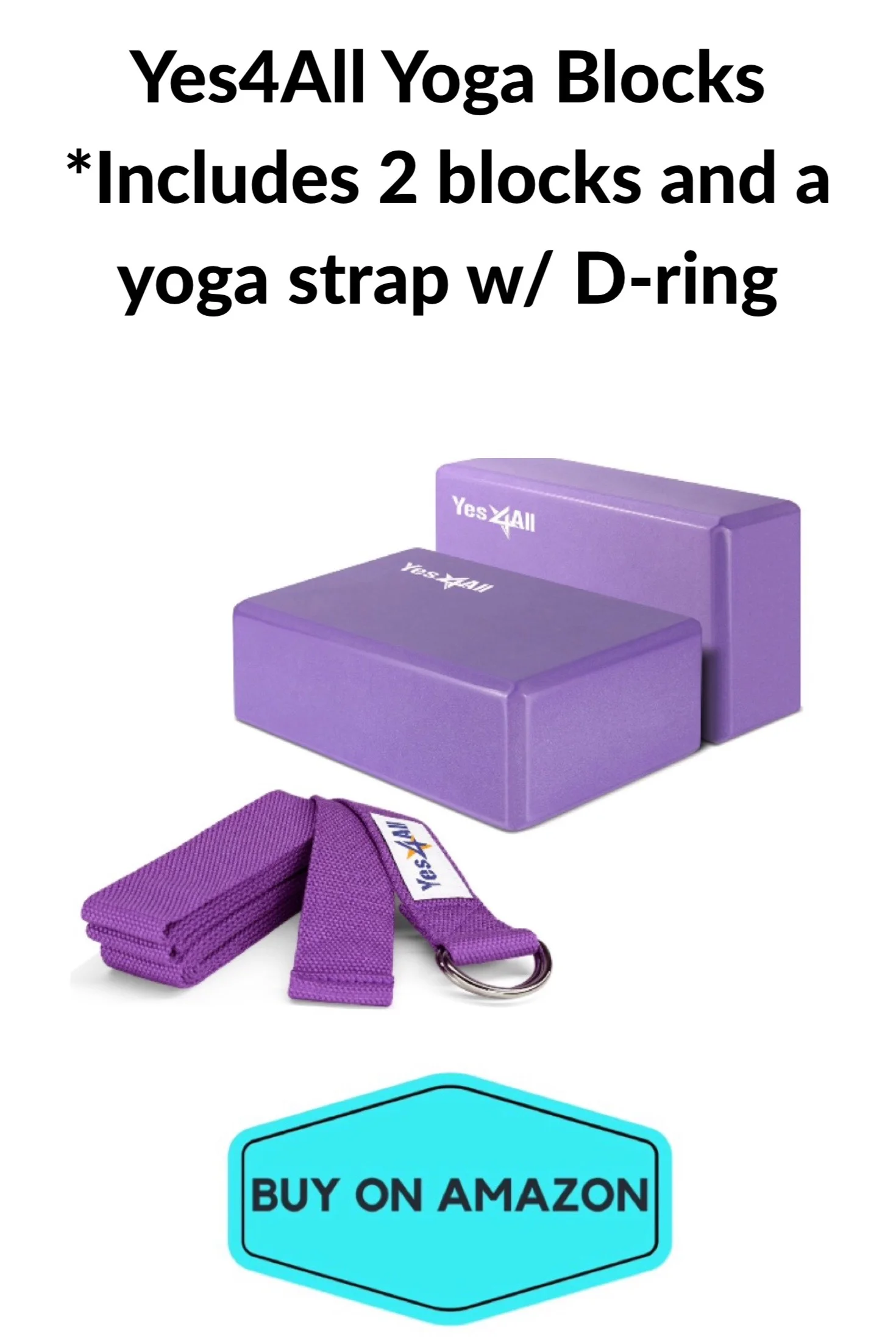 Yes4All Yoga Blocks, Set of 2