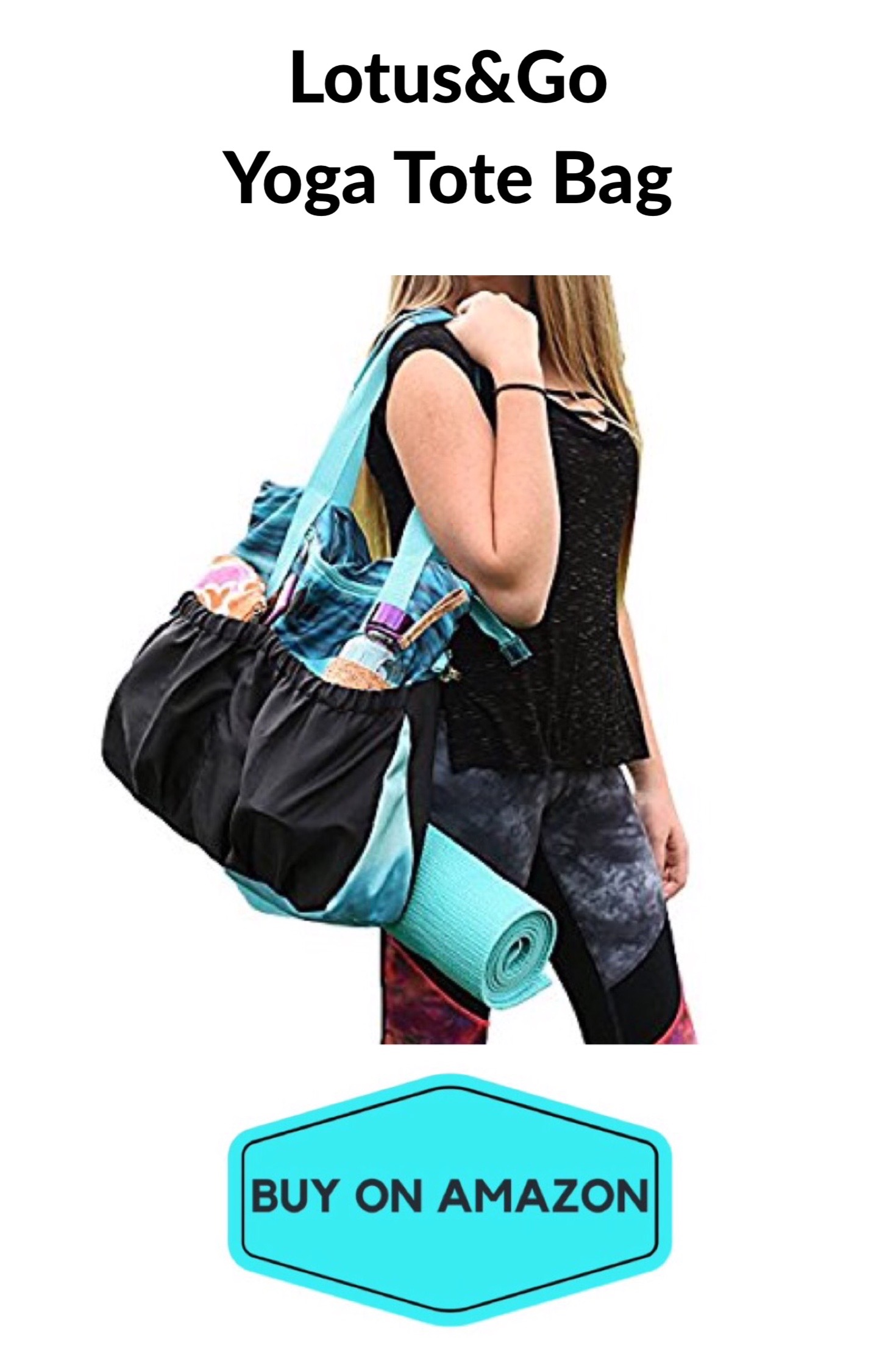 Lotus&Go Yoga Tote Bag