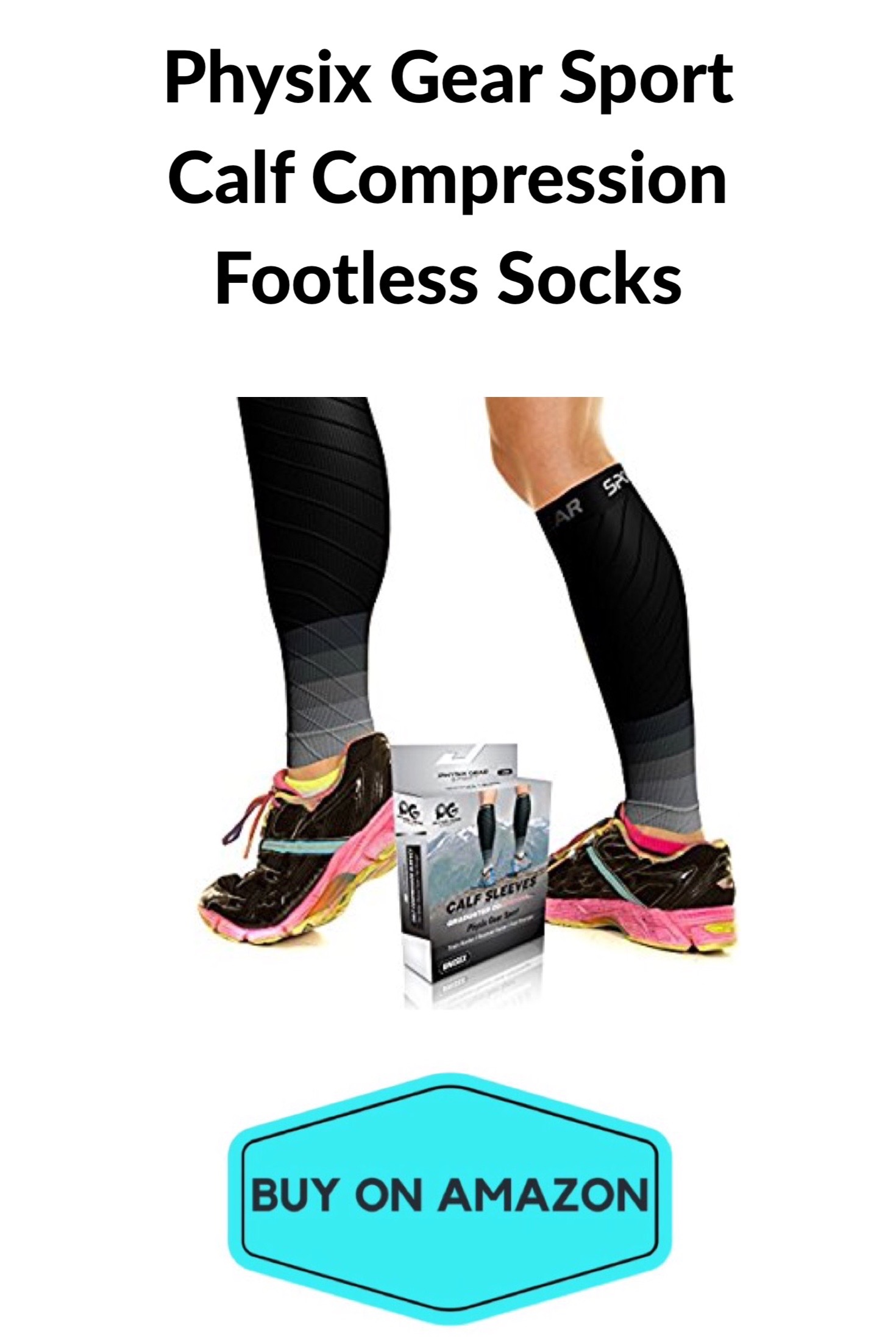 Compression Calf Sleeves, Footless