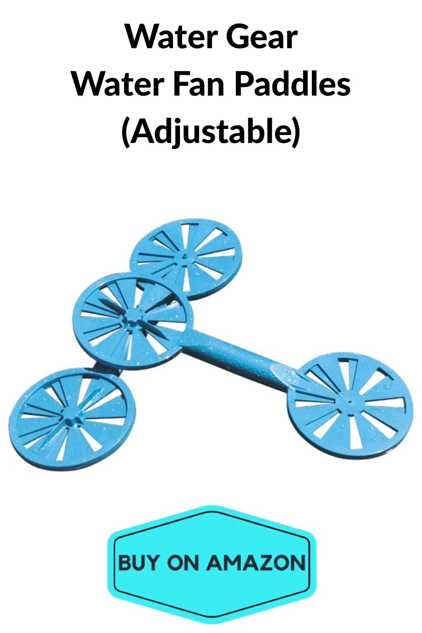 Water Fan Paddles, Adjustable