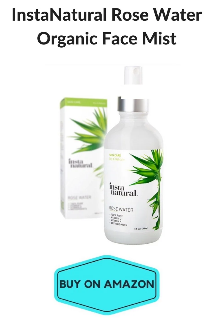 Natural Rose Water Organic Face Spray